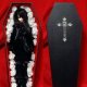 SWEET LITTLE DEATH DOLL LAY IN SARCOFAG ,AND DREAM ABOUT OF  SPEND PARTS OF HER LIFE