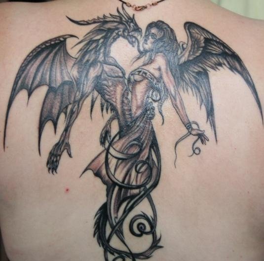 my chemical wedding tattoo on my back