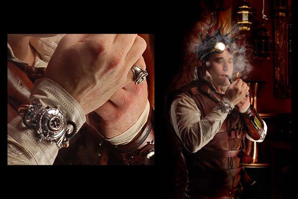 Abney Park - Music of a Vintage Post-Apocalypse.  Band photo shoot featuring articles from the brand new <a href="http://www.alchemygothic.com/index.php/online-catalogue.html?agpage=c_238_0_New_Releases.html">Alchemy Gothic Steampunk collection</a>.